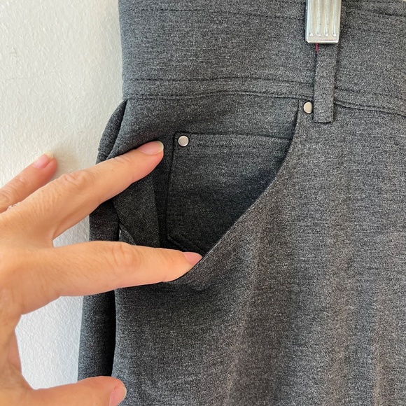 Retrology Plus Sz 18W High Rise Stretch Pull On Gray Pants Classic Fit Pockets - Picture 5 of 9